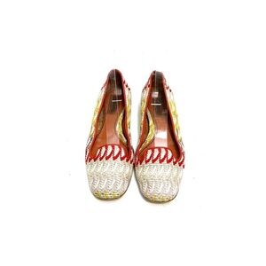 MISSONI | Vintage Y2K designer fabric slip on ballet flats